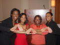 Photograph: [Delta sisters at 2005 Black History Month event]
