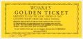 Thumbnail image of item number 1 in: '[Promotional Golden Ticket, signed by Mel Stuart]'.