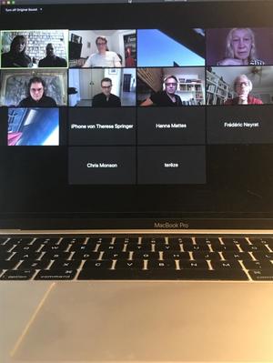 Primary view of object titled '[Zoom video conference]'.