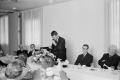 Photograph: [Robert F. Kennedy at meeting]