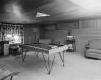 Photograph: [Photograph of a billiard table in a room]