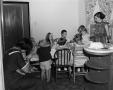 Photograph: [Photograph of a group of children celebrating the Williams twins' bi…