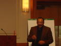 Photograph: [Man leading workshop at 2005 E&D Conference]