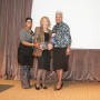 Photograph: [Three people with award at 2012 TABPHE conference]