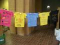 Photograph: [Shirts hanging from Clothesline Project]