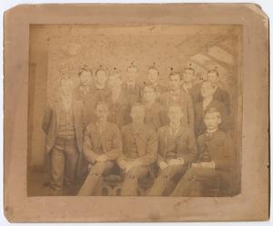 Primary view of object titled '[North Texas Normal College first graduating class]'.