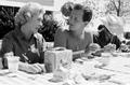 Photograph: [Alice Faye and Pat Boone eating together, 4]