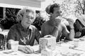 Photograph: [Alice Faye and Pat Boone eating together, 5]