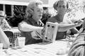 Photograph: [Alice Faye and Pat Boone eating together, 9]