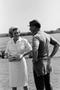 Photograph: [Alice Faye and Jose Ferrer outdoors]