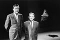 Photograph: [Two men on "The Story" television show, 2]