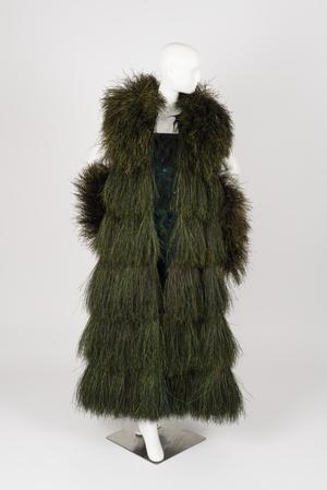 Primary view of object titled 'Peacock evening ensemble'.