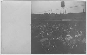 Primary view of object titled '[A street full of automobiles]'.