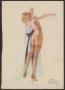 Thumbnail image of item number 3 in: '[1940 Pin Up posters for calendar mockup]'.
