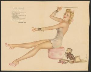 Primary view of object titled '[Esquire Magazine Varga Girl Illustration: Beauts and Saddles]'.