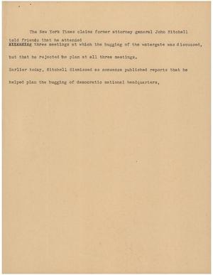 Primary view of object titled '[News Script: NYT claims]'.