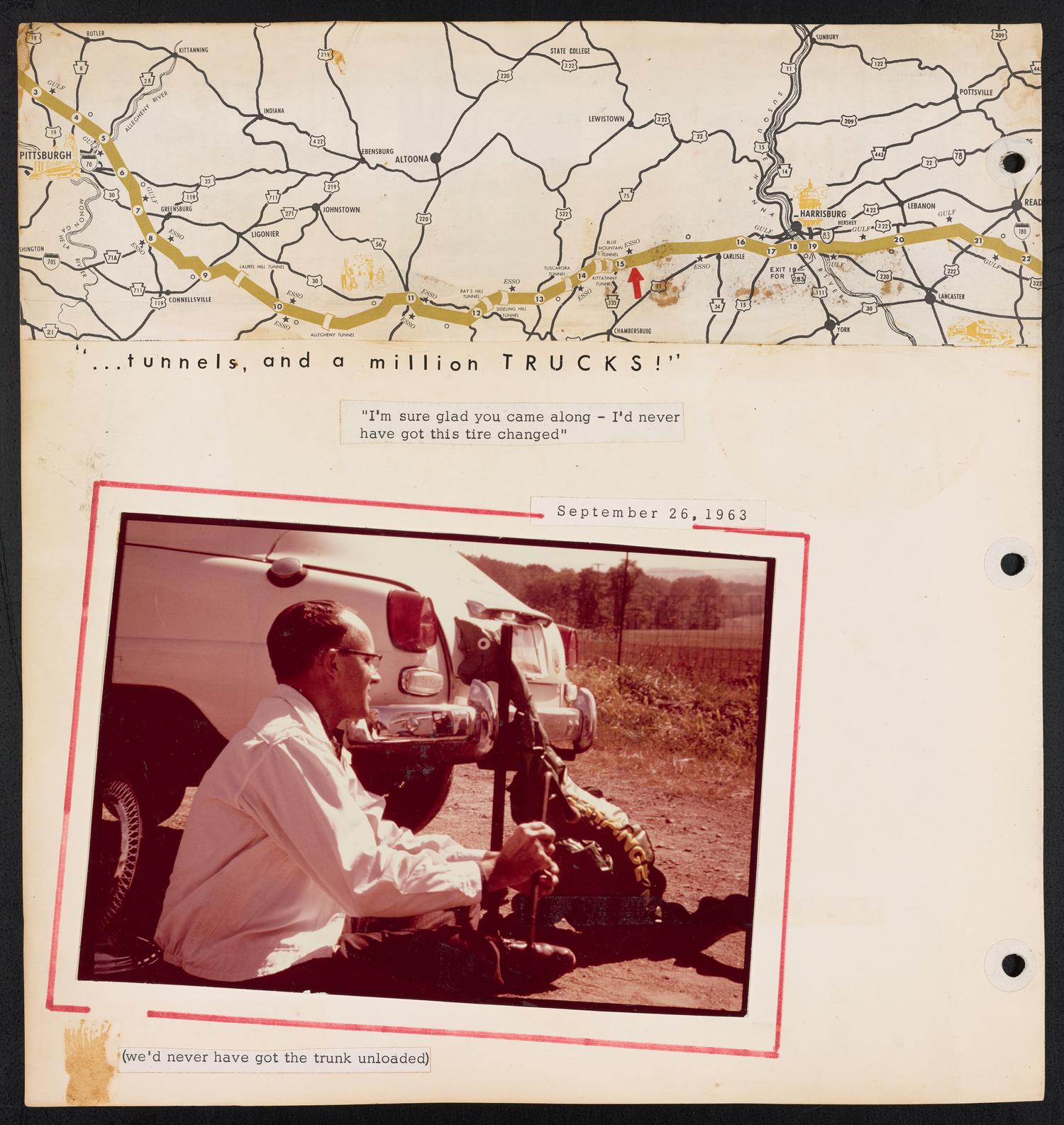 [Scrapbook of John Briggs personal life, business and travel, 1961-1965]
                                                
                                                    [Sequence #]: 122 of 171
                                                