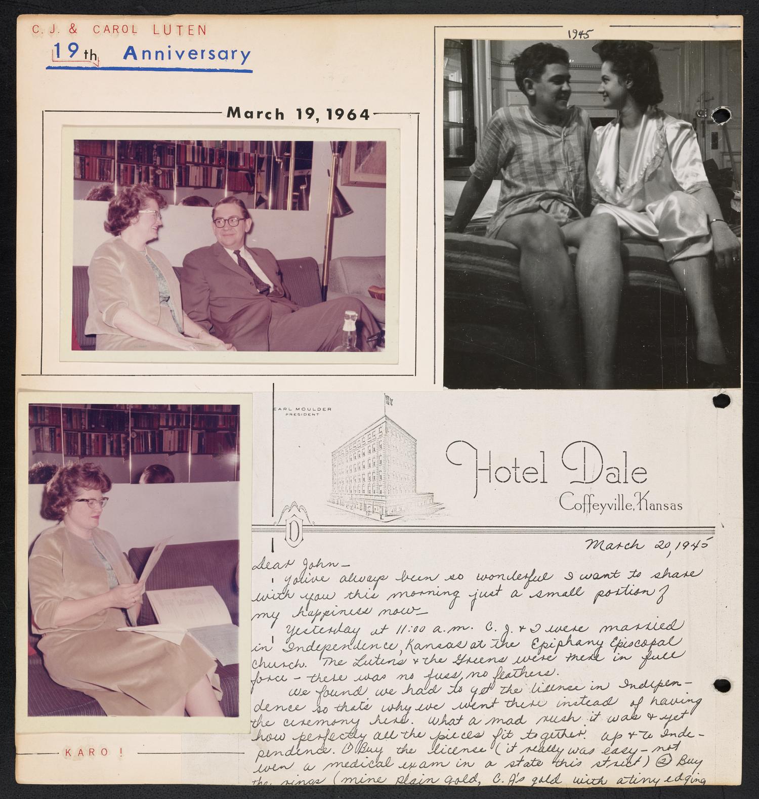 [Scrapbook of John Briggs personal life, business and travel, 1961-1965]
                                                
                                                    [Sequence #]: 147 of 171
                                                