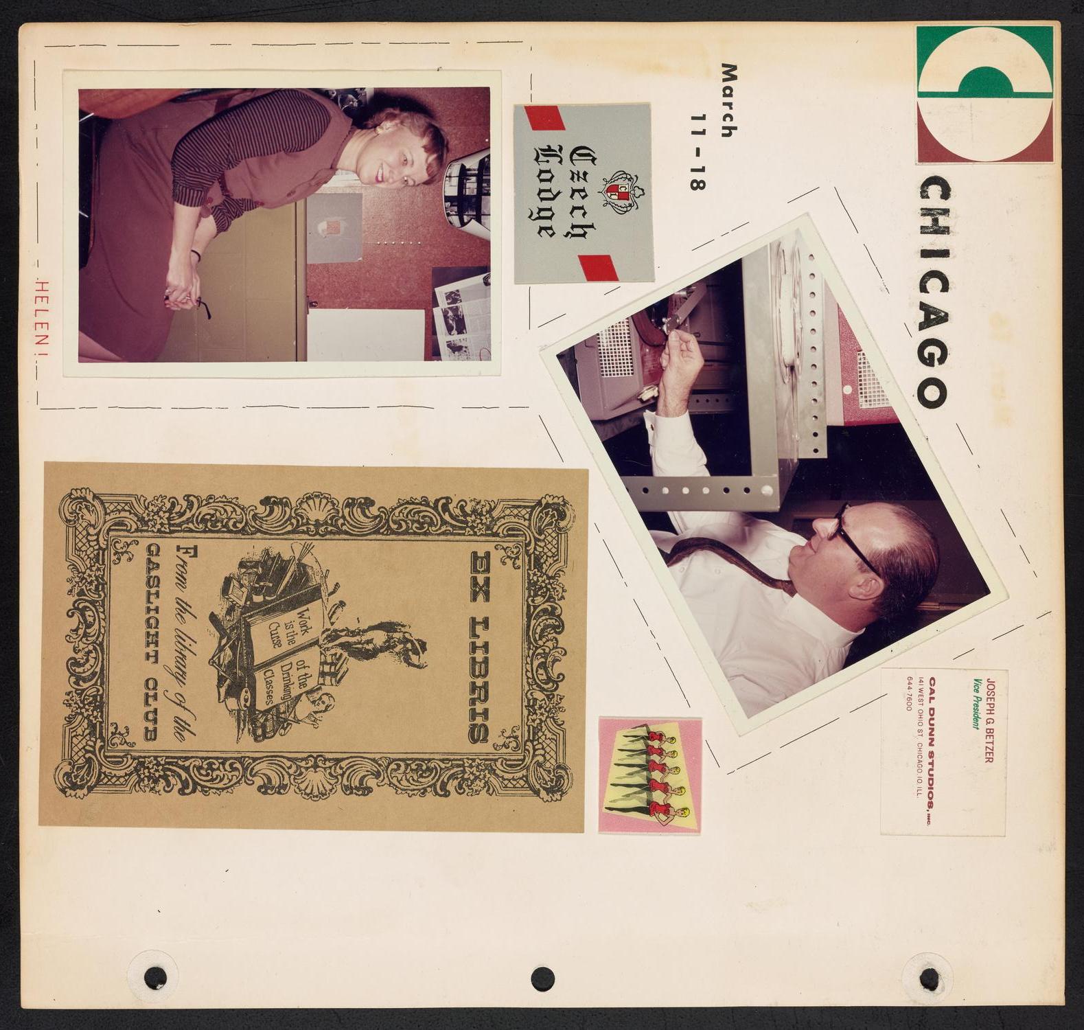 [Scrapbook of John Briggs personal life, business and travel, 1961-1965]
                                                
                                                    [Sequence #]: 151 of 171
                                                