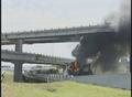 Primary view of [News Clip: 18-wheeler explodes on I-20]