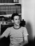 Photograph: [Photograph of Charles Williams in a striped shirt]