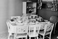 Photograph: [A table set for Thanksgiving]