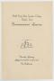 Thumbnail image of item number 1 in: '[Commencement Program for North Texas State Teachers College, August 21, 1930]'.