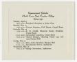 Thumbnail image of item number 1 in: '[Commencement Calendar for North Texas State Teachers College, Spring 1937]'.