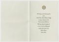 Thumbnail image of item number 3 in: '[Commencement Invitation for North Texas State Teachers College, August 24, 1938]'.