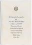 Thumbnail image of item number 1 in: '[Commencement Invitation for North Texas State Teachers College, August 24, 1940]'.