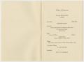 Thumbnail image of item number 2 in: '[Revised Commencement Program for the North Texas State Teachers College, August 20, 1943]'.