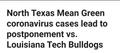 Primary view of [Headline regarding cancelation of University of North Texas football game]