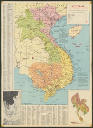 Primary view of object titled 'Vietnam Conflict Map'.