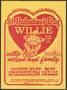 Thumbnail image of item number 1 in: '[St. Valentine's Day Willie Concert Poster]'.