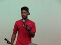 Primary view of [Young man speaking at BSE 3]