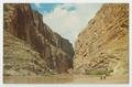 Thumbnail image of item number 1 in: '[Postcard of the Santa Elena Canyon]'.