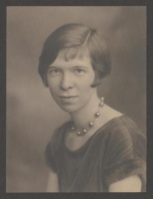 Primary view of object titled '[Portrait of Helen Hewitt]'.