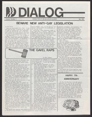 Primary view of object titled '[Dialog, Volume 7, Number 5, May 1983]'.