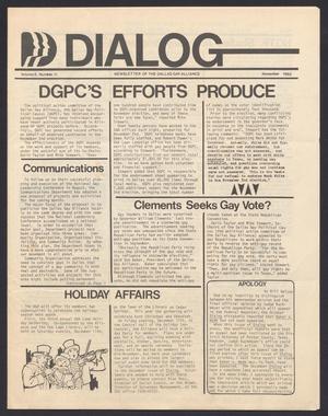 Primary view of object titled '[Dialog, Volume 6, Number 11, November 1982]'.
