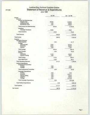 Primary view of object titled '[LGPC revenue and expenditures statement]'.