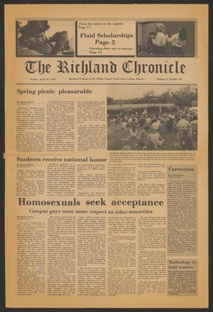 Primary view of object titled '[The Richland Chronicle, Volume 3, Number 24, April 24, 1981]'.