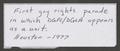 Thumbnail image of item number 1 in: '[Label with handwritten note]'.