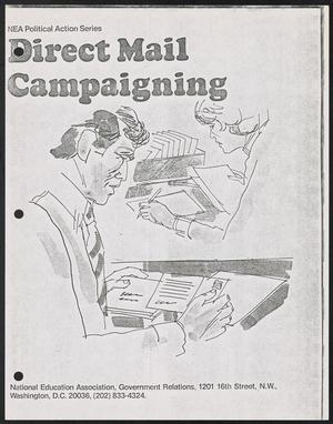 Primary view of object titled 'Direct mail campaigning'.