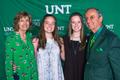 Photograph: [Lilly Stanton and three others at the UNT College of Music Gala]