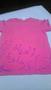 Primary view of [Message on pink Clothesline Project t-shirt]