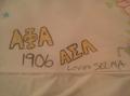 Photograph: [Alpha Phi Alpha and Alpha Sigma Lambda in crayon]