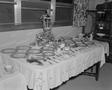 Photograph: [Table setting for Scarborough wedding]
