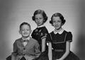 Photograph: [Portrait of siblings Robert, Ruth, and Nancy Compere]