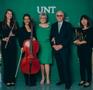 Thumbnail image of item number 1 in: '["Green carpet" at the UNT College of Music Gala, 13]'.