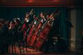 Photograph: [Symphony Orchestra double bass musicians performing at the UNT Colle…